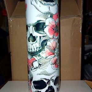 Skull Floral tumbler
